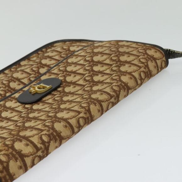 DIOR Trotter Canvas Shoulder Bag Brown - Picture 6 of 12